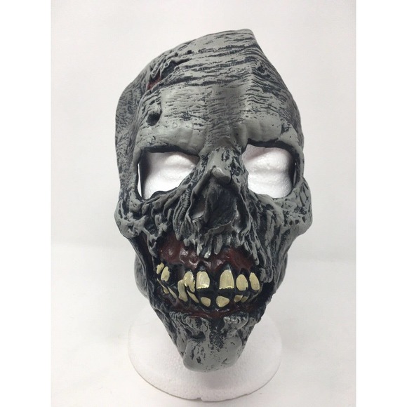 California Costume Collections Inc. Zombie Skeleton Bloody Horror Face Mask - Picture 1 of 12